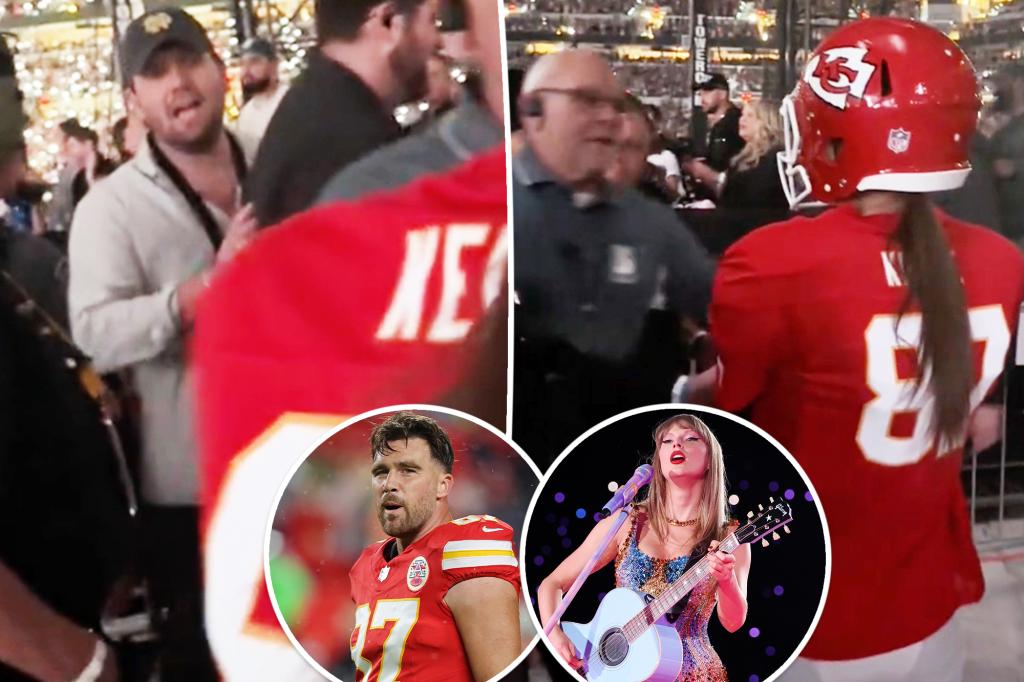 Taylor Swift’s brother, Austin, stopped Eras Tour security from kicking out fan who dressed up as Travis Kelce