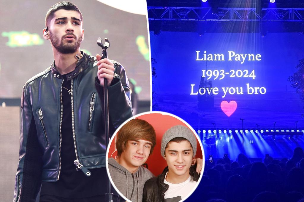 Zayn Malik pays tribute to Liam Payne during concert in Leeds: ‘Love you bro’