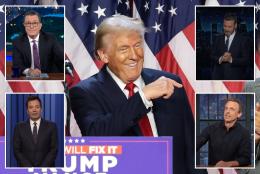 Liberal late-night show hosts Kimmel, Colbert and more dramatically melt down over Trump's election victory: 'A terrible night'