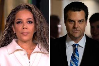 ‘The View’s Sunny Hostin Forced To Read A Legal Note About Matt Gaetz Moments After Accusing Him Of “Child Sex Crimes”