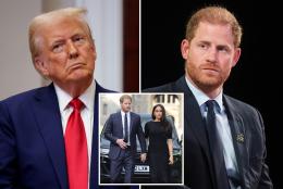 Trump rules out deporting Prince Harry -- while taking jab at wife Meghan Markle