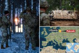 4 American soldiers killed after they went missing on training mission in Lithuania just miles from the border 