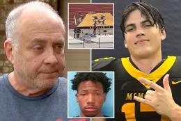 High school football star fatally stabbed in the heart, left to die in twin brother's arms at track meet: dad