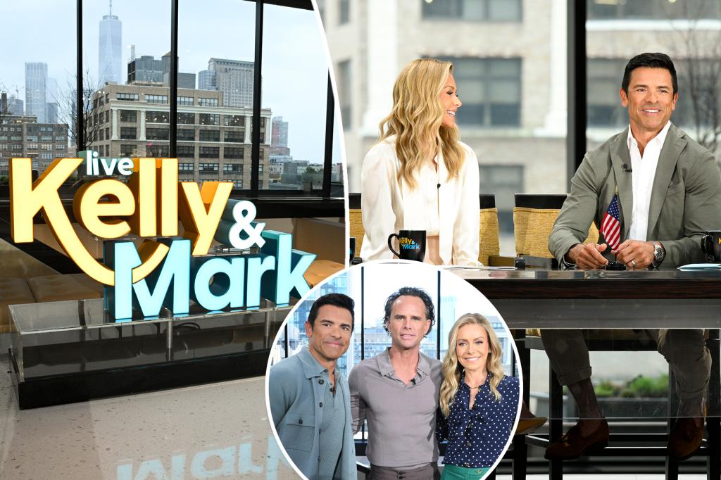 ‘Live with Kelly and Mark’ finally moving into new studio after filming show ‘near the cafeteria’ at ABC